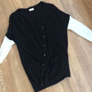 Black and cream Kate Spade cardigan
